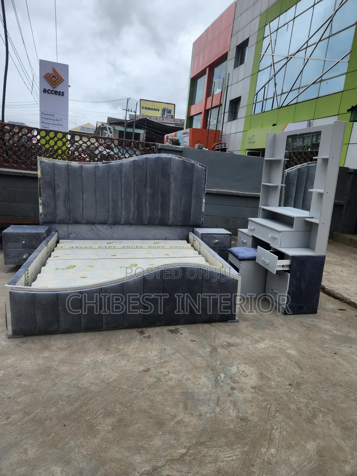 6by6 Curved Complete Set of Bed.