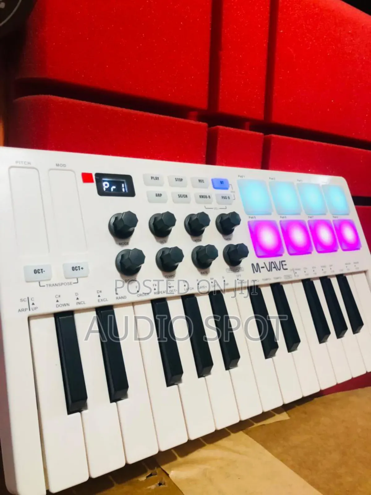 M-wave 25 Keys Midi Keyboard Controller