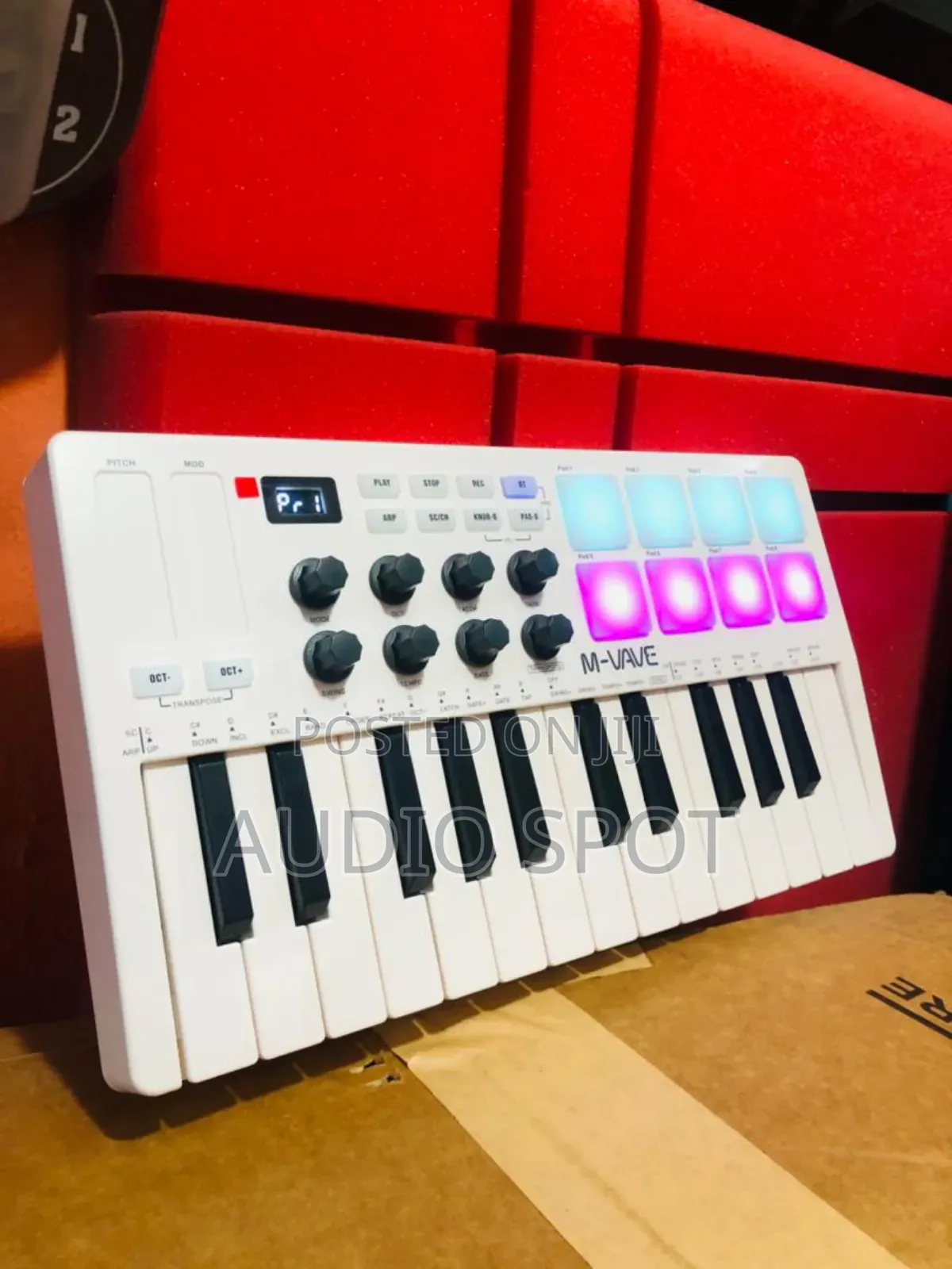 M-wave 25 Keys Midi Keyboard Controller