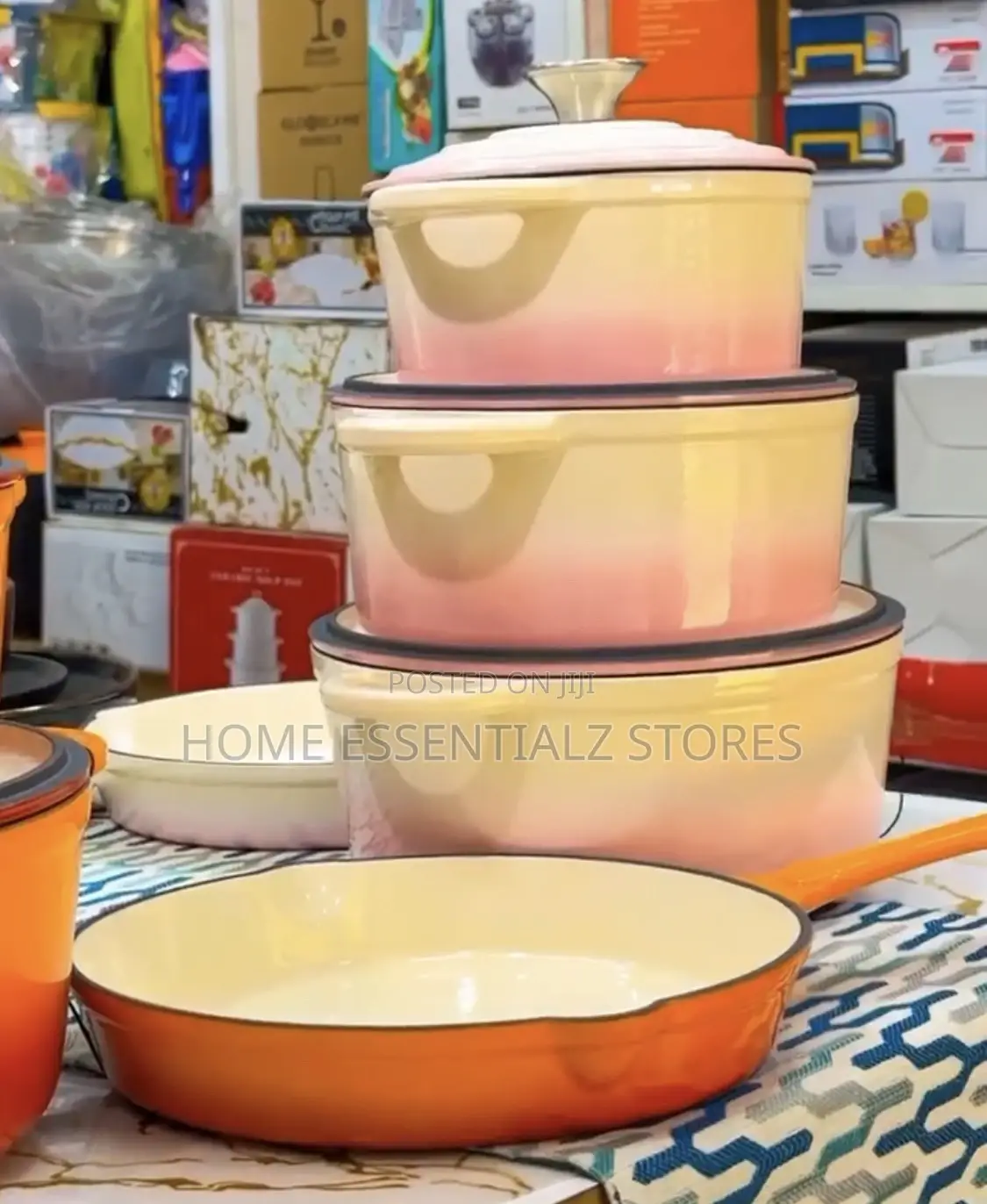 Cast Iron Pots Set