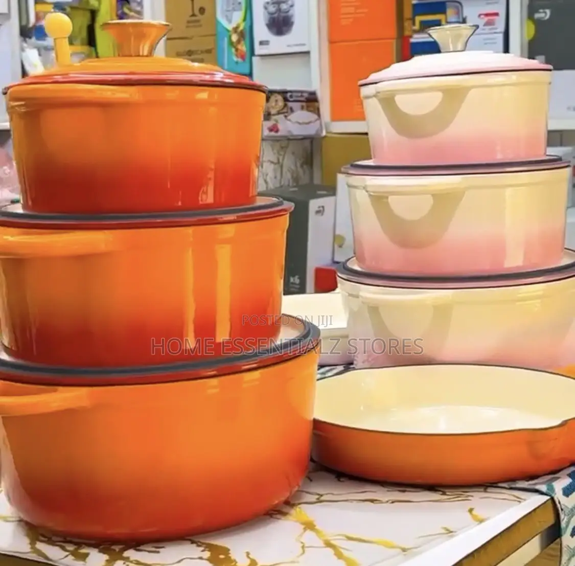 Cast Iron Pots Set