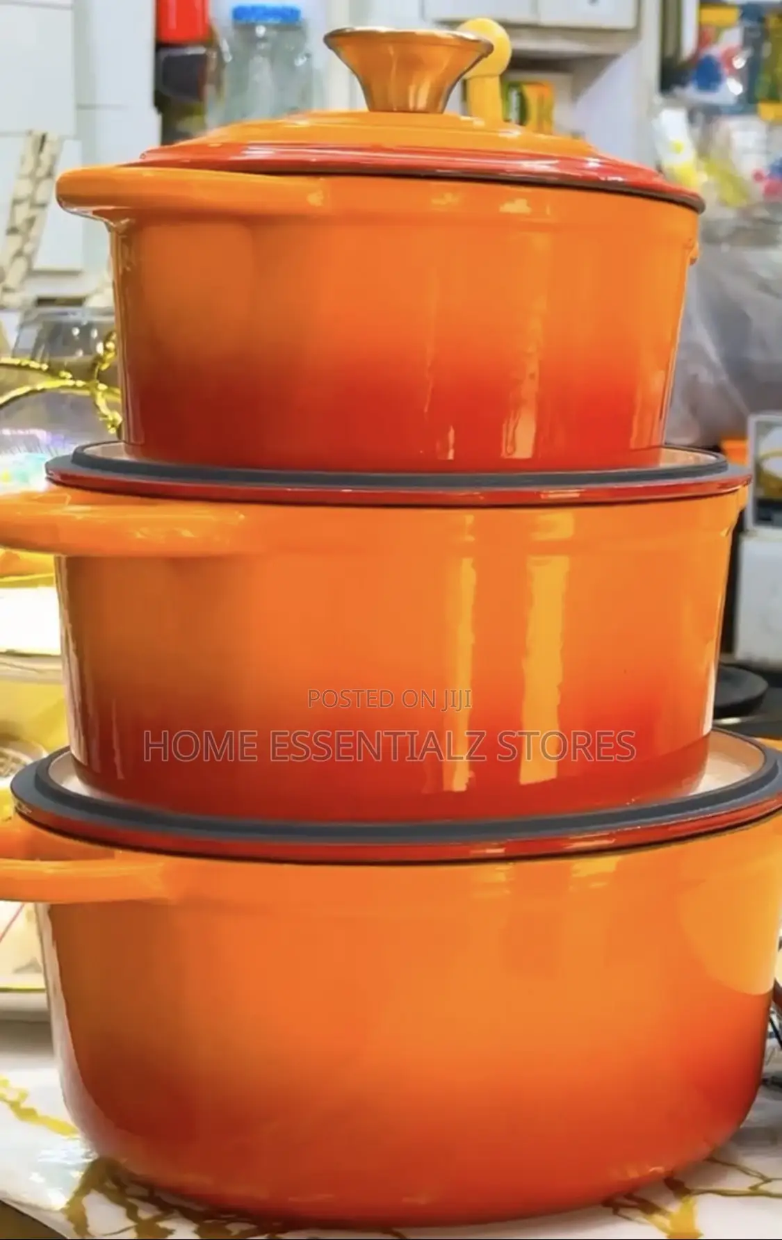 Cast Iron Pots Set