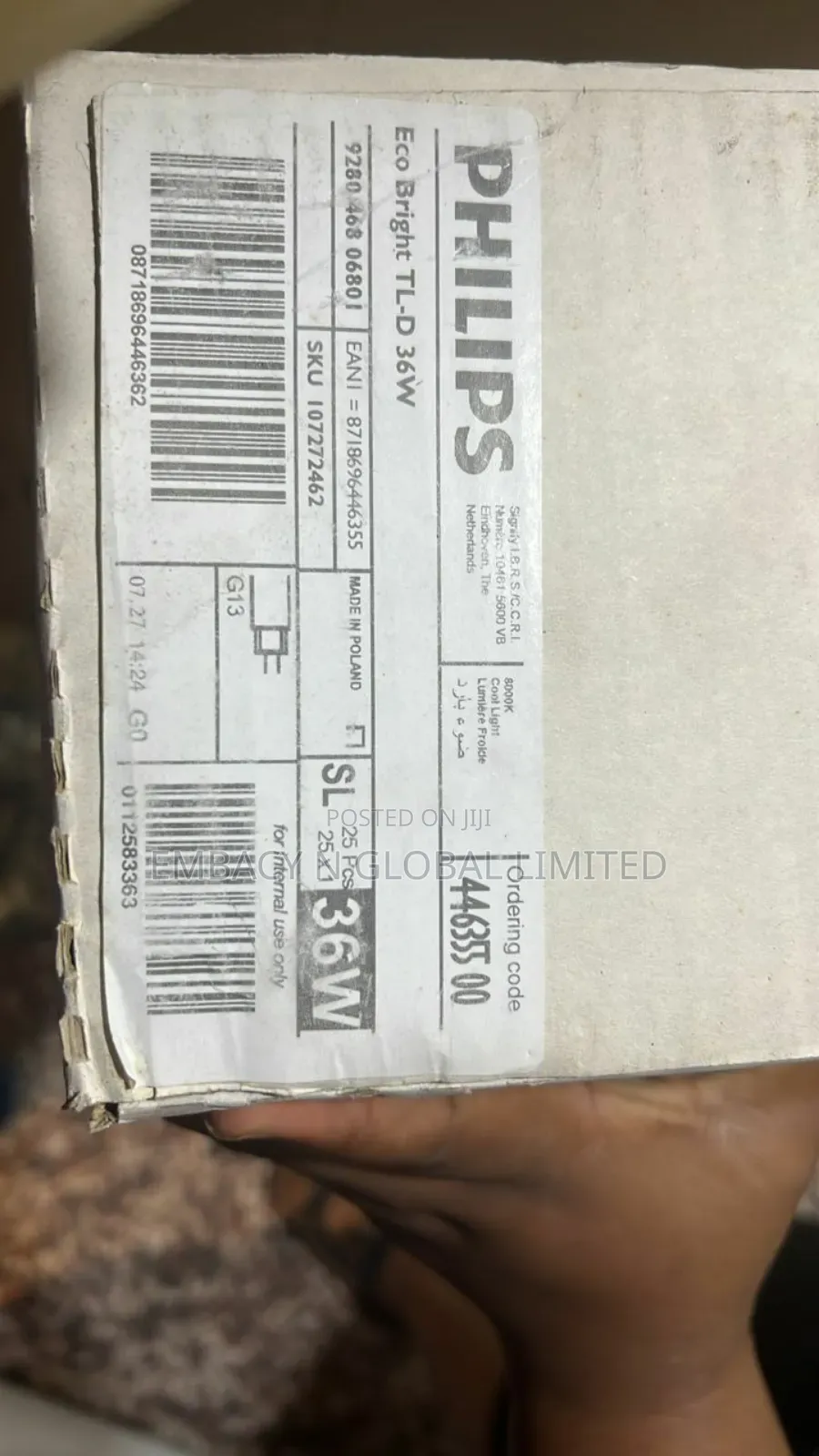 Pin Fluorescent Tube Light 36watts