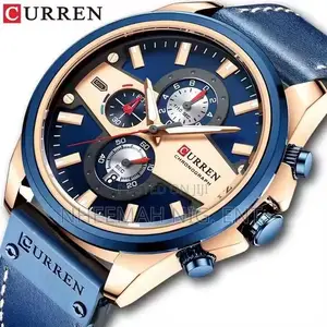 Curren Leather Strap Watch