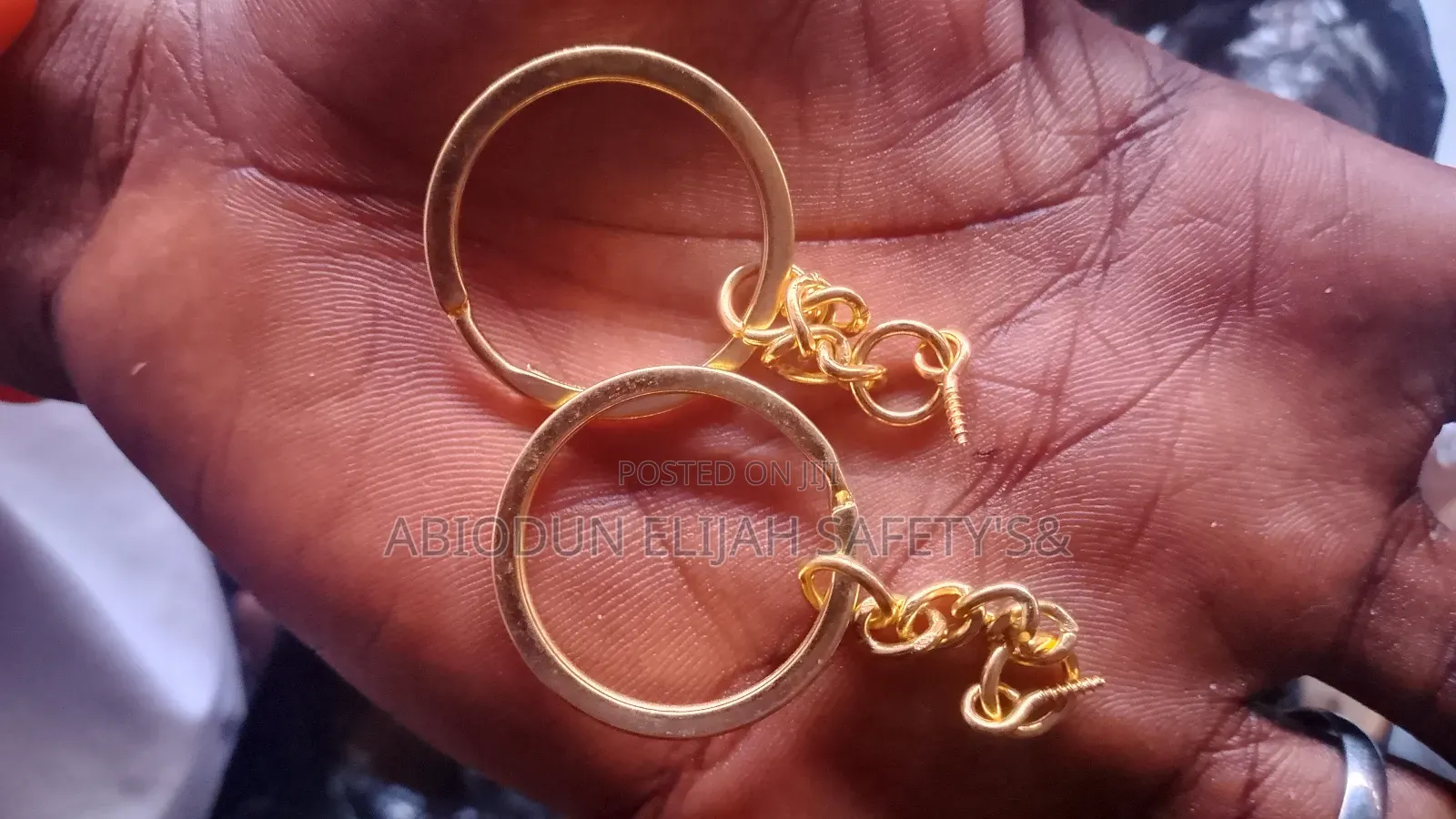 Original Quality Key Holder Ring Gold Color