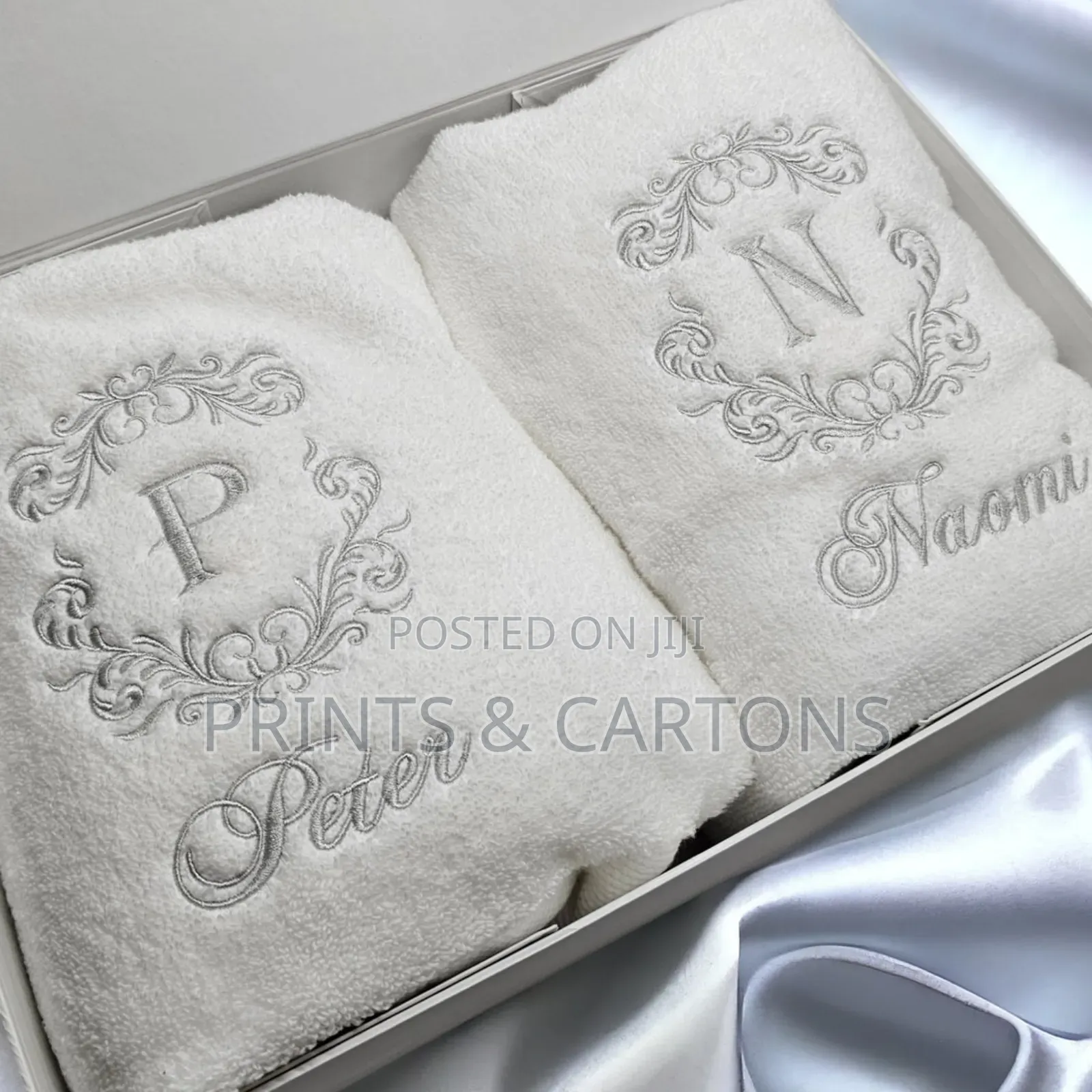Name Embroidered Towel for Gifts.