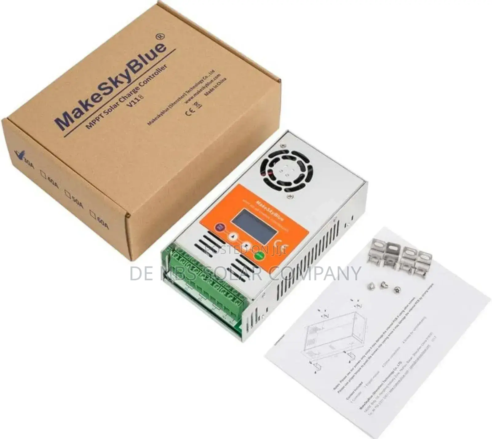 60a 12-48v Make Sky Blue MPPT Solar Charge Controller V118