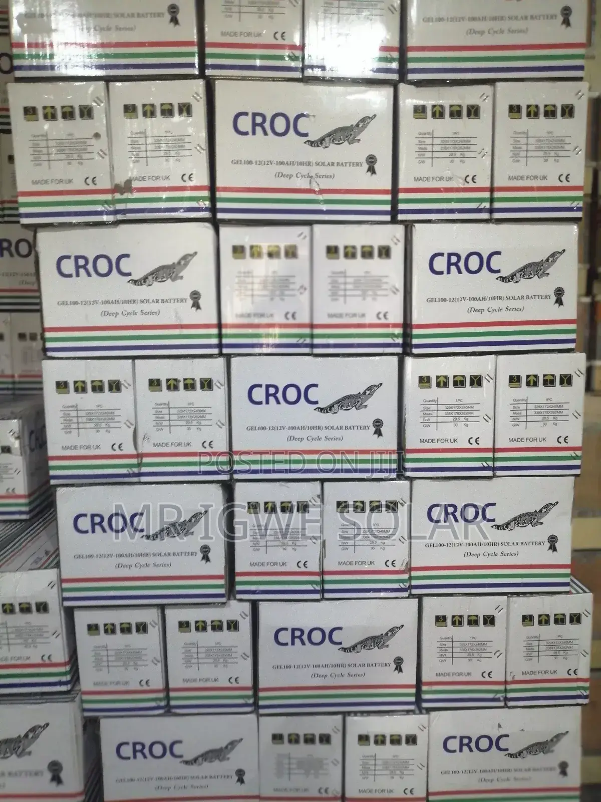 Croc Dry Cell Battery 200ah