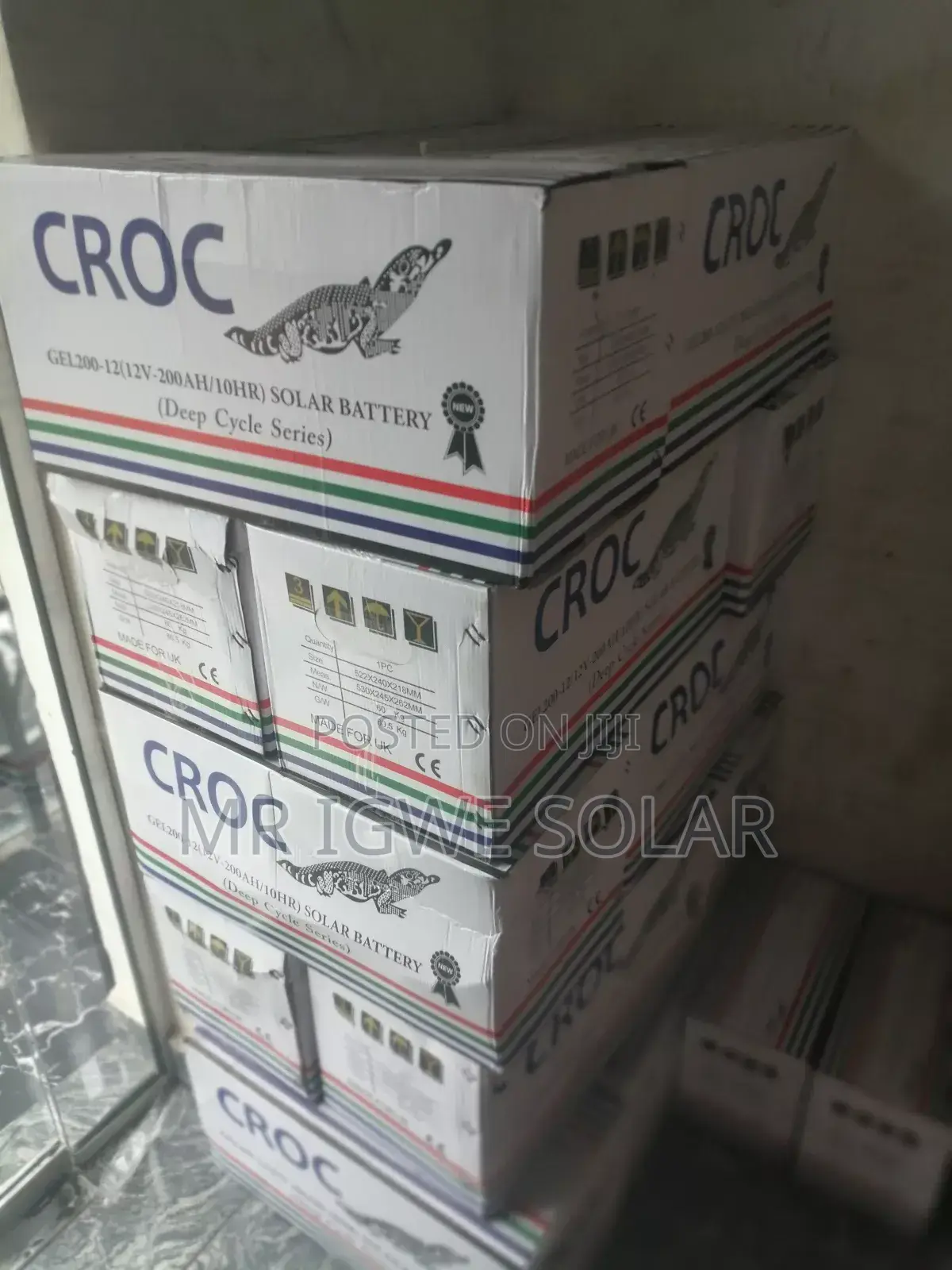 Croc Dry Cell Battery 200ah