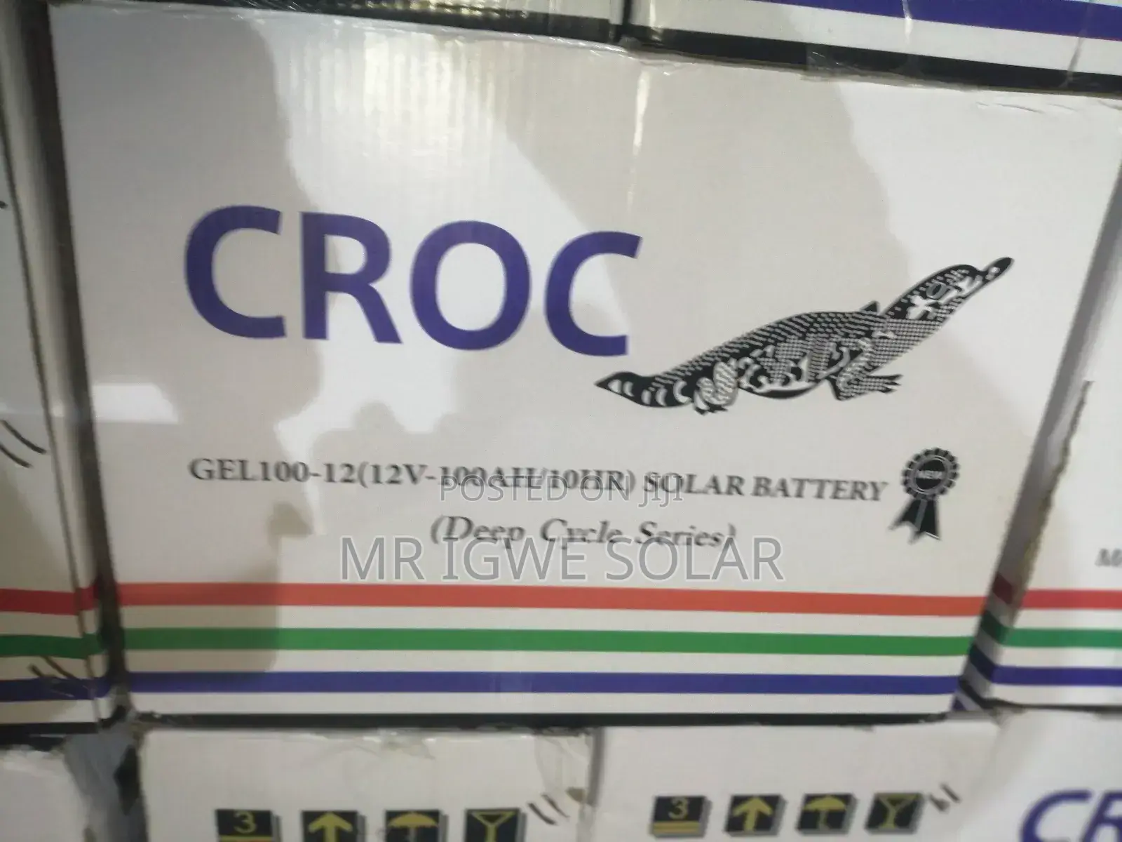 Croc Dry Cell Battery 100ah