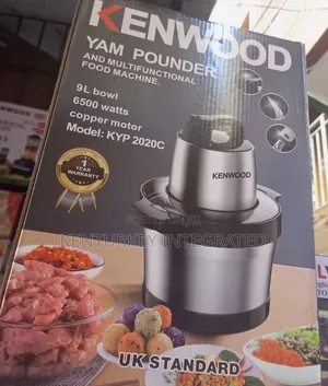 Kenwood Yam Pounder 9l Bowl 6500watts Uk Standard