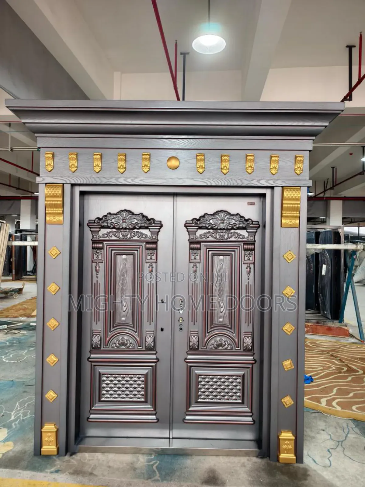Copper Door With Arch