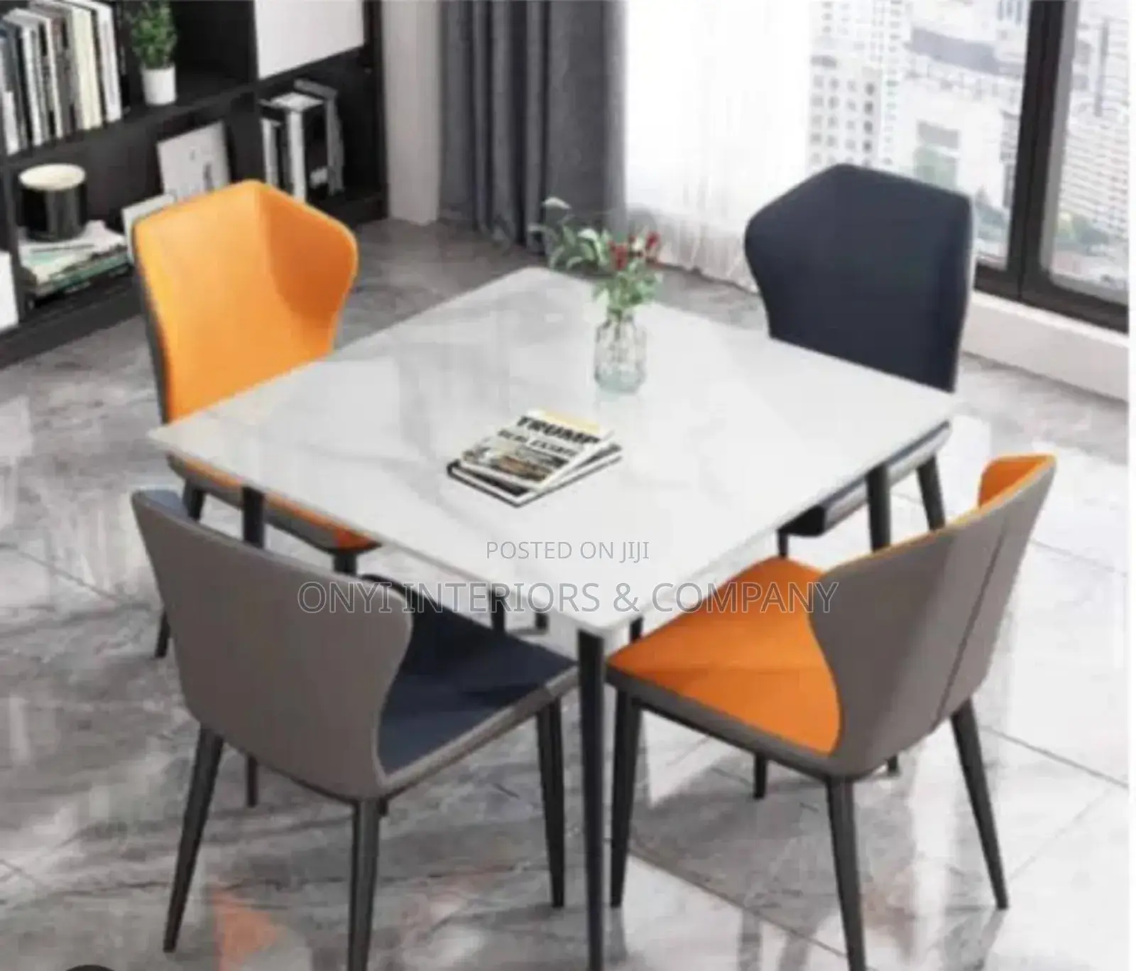 Unique Marble Dining Table With 4 Seats