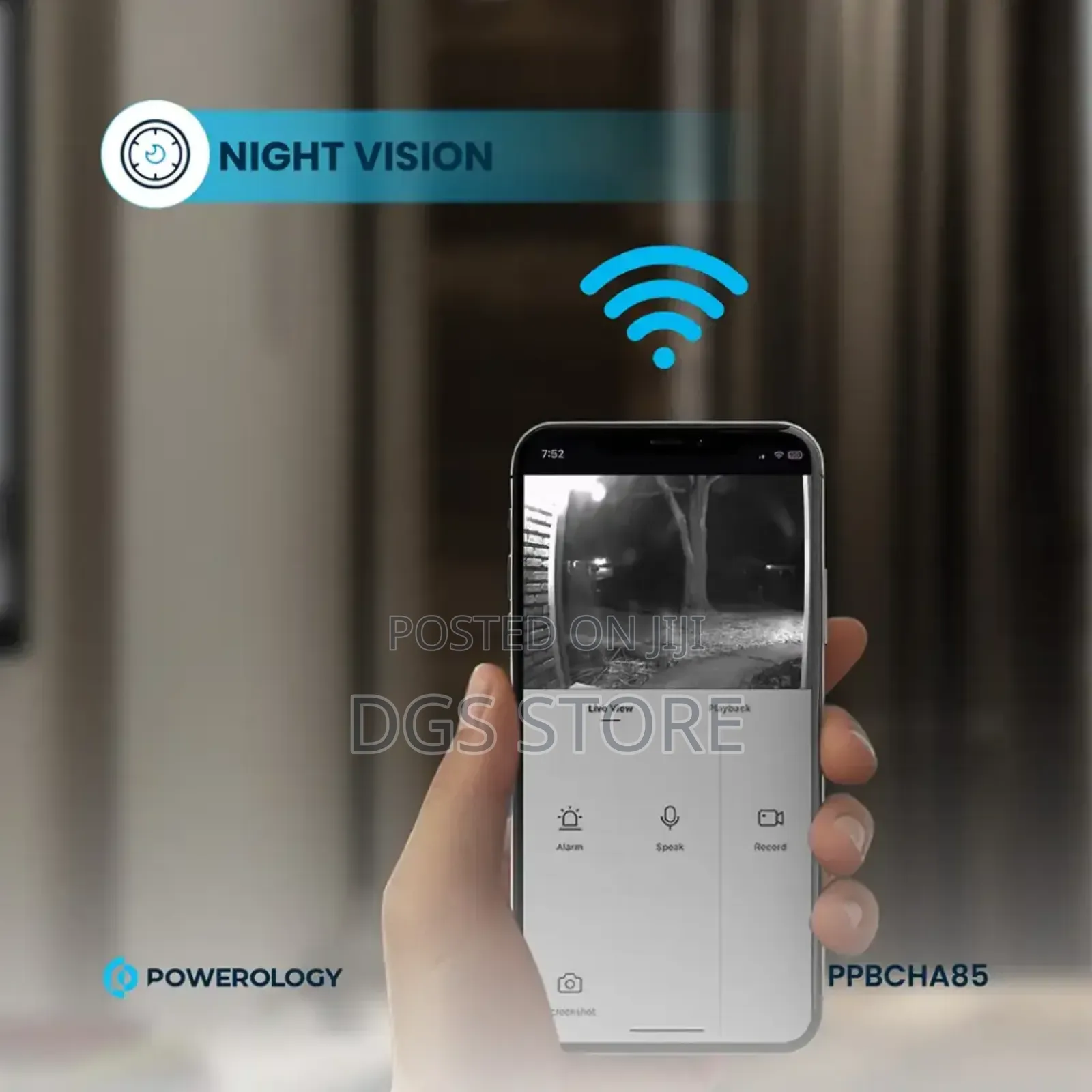 Powerology Pp085 Smart Doorbell Camera