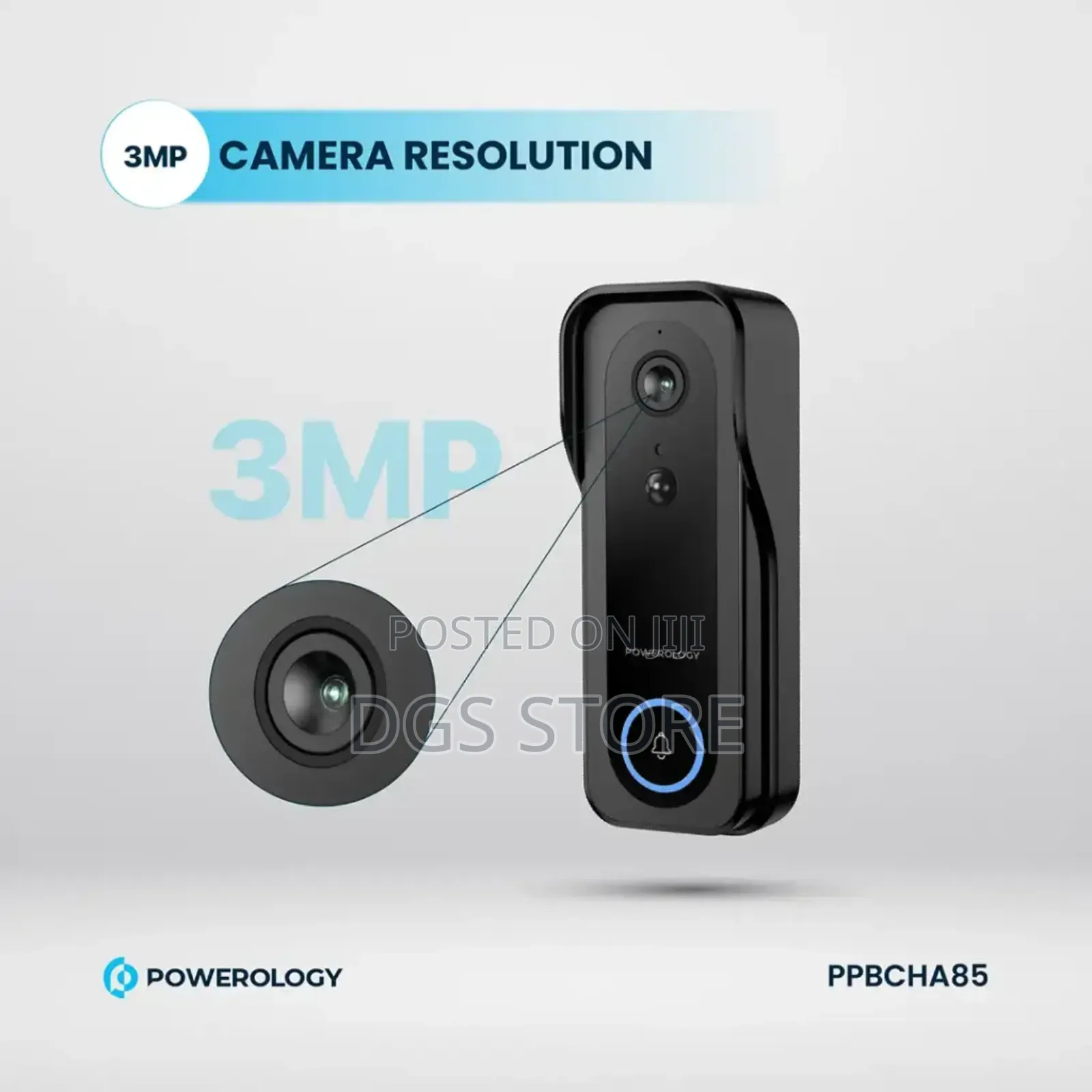 Powerology Pp085 Smart Doorbell Camera