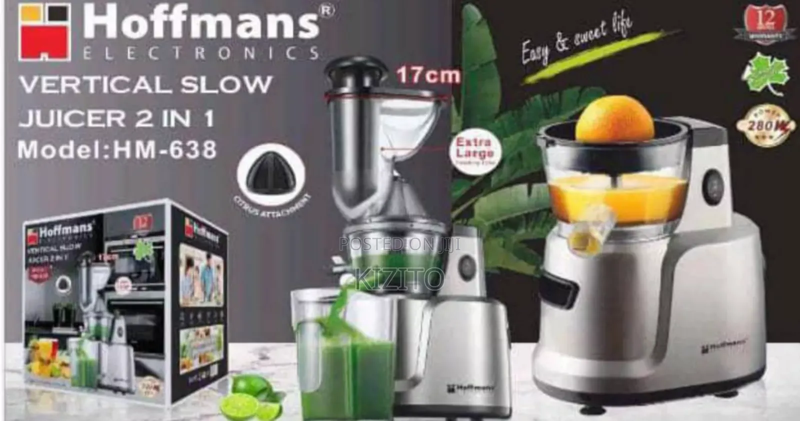 Hoffman Slow Juicer Hm;638