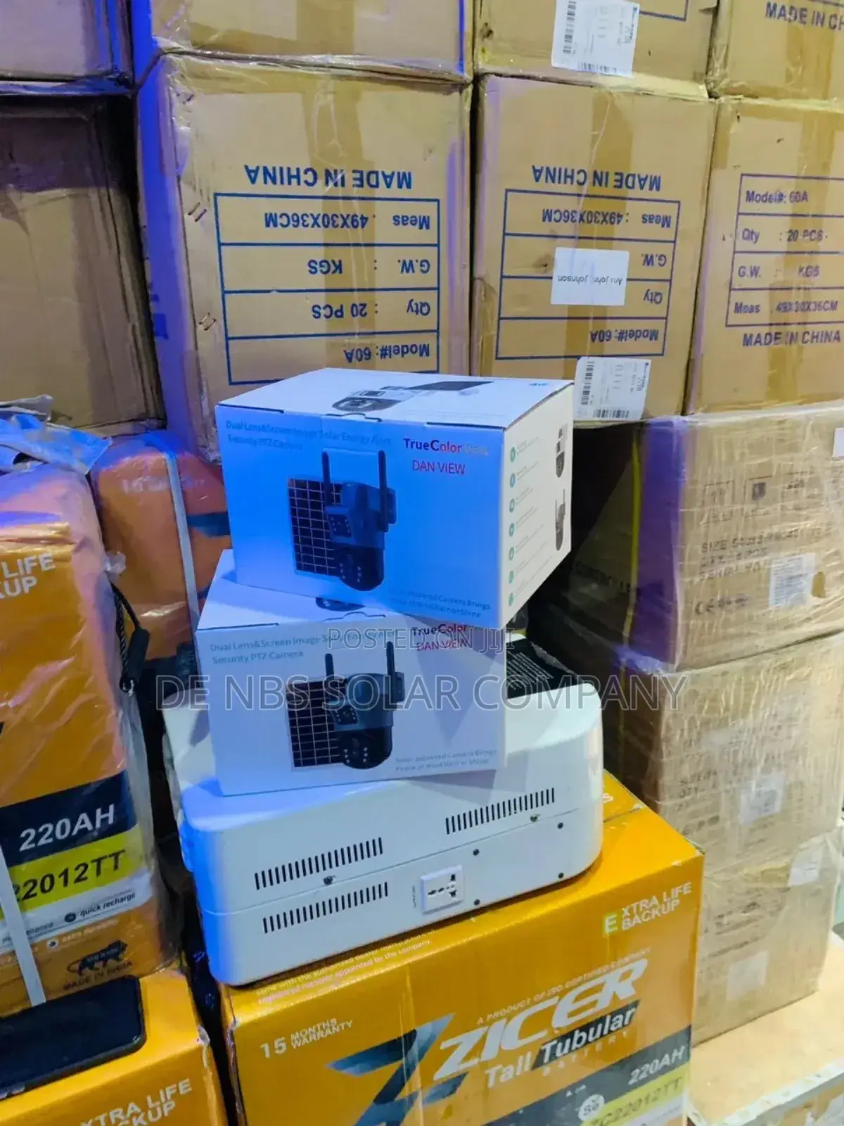 PTZ 4g Dual Lens Solar CCTV Camera System 360°