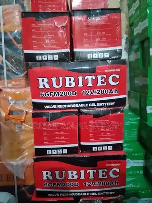 200ah 12v Rubitec Solar Battery Available