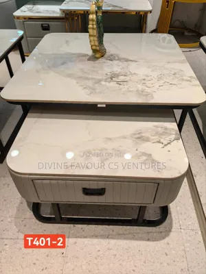 2 in 1 Marble Center Table