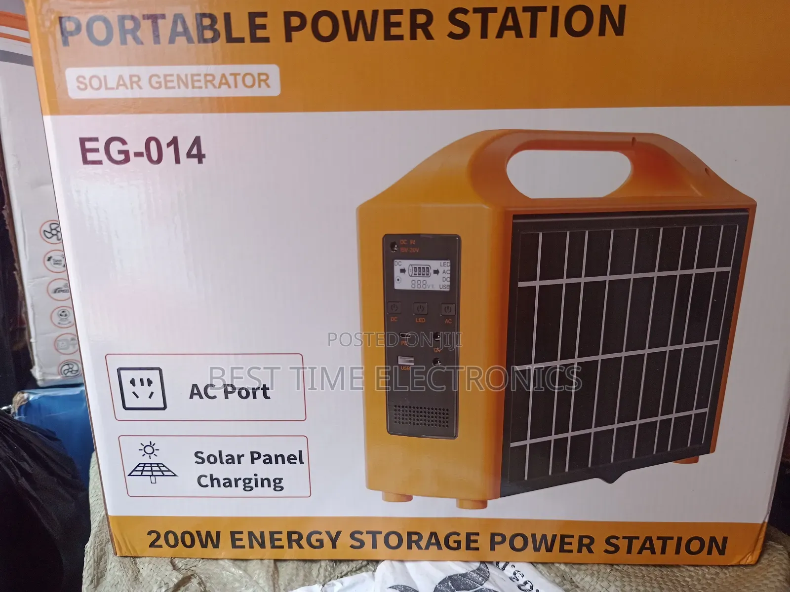 200w Portable Solar Power Station