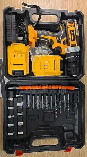 36v Cordless Drilling Set With Batteries and Tools