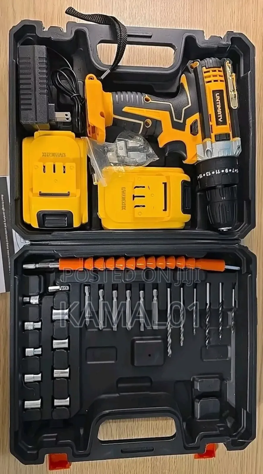 36v Cordless Drilling Set With Batteries and Tools