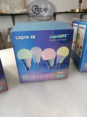 Lepro B1 Ai Smart Bulb, E27 Wifi Bulb, Music Sync 4 Packs