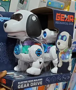 Rotating Light Sound, Musical Dog Kids Toy for 3+