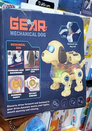 Rotating Light Sound, Musical Dog Kids Toy for 3+