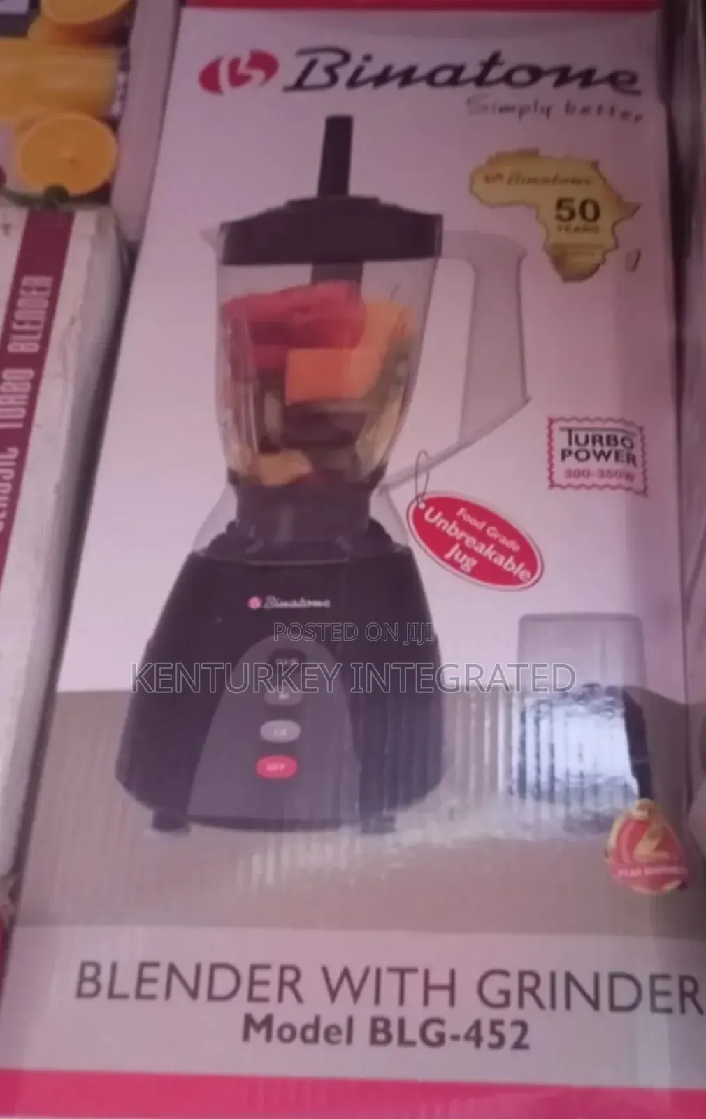 Binatone Blender With Grinder BLG-452