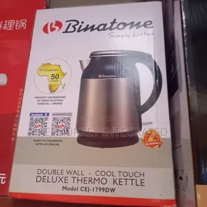 Double Wall Cool Touch-Deluxe Thermo Kettle Model:Cej-1799dw