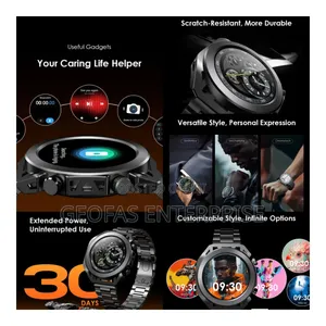 Oraimo Watch Pro X With 2 Replaceable Watch Cases Straps