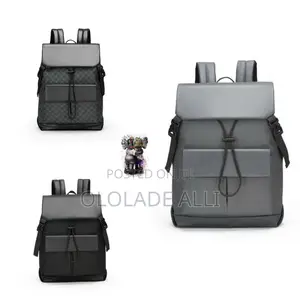Quality Plain Leather Back Bag