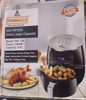 Pinnacle Air Fryer 6.5l Capacity 3500watts Model: Paf 789