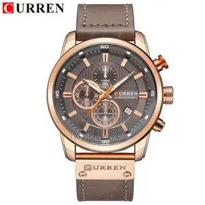 Photo - "Curren Watch - Leather Chronograph With Gift Box and Bag"