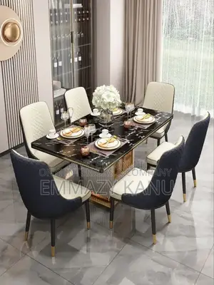 Marble Dining Table With 6 Chairs