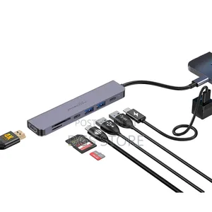 Porodo Blue 7 Port Usb C Hub