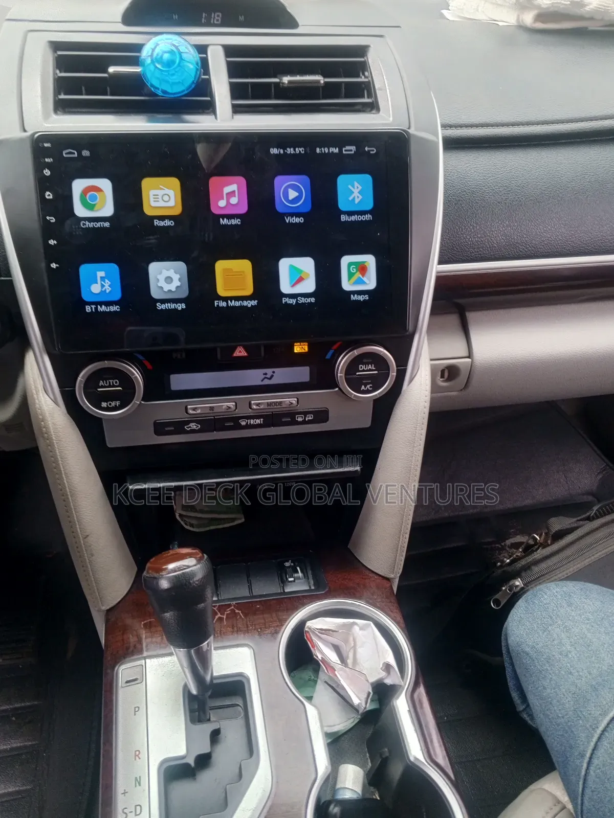 2013 Model Android Screen Camry