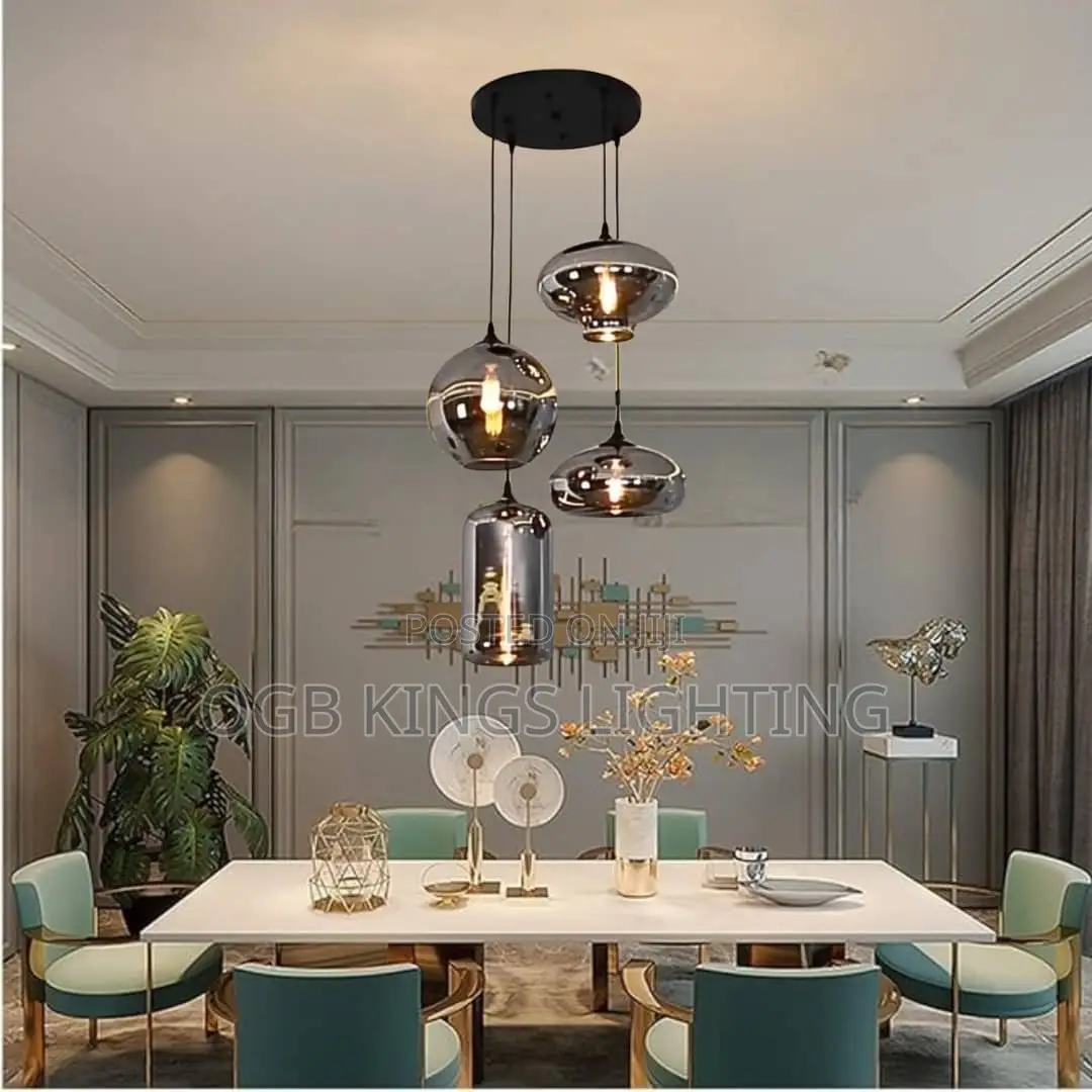 4in1 Glass Pendant Light