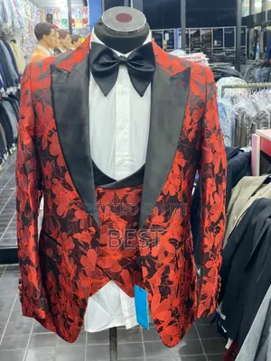 Flower Design Tuxedos Suit for Wedding and Others