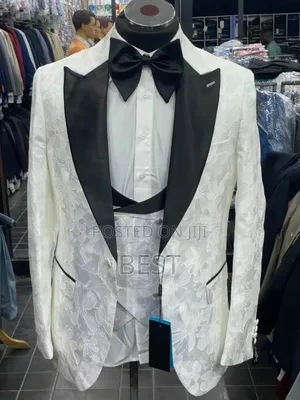 Flower Design Tuxedos Suit for Wedding and Others
