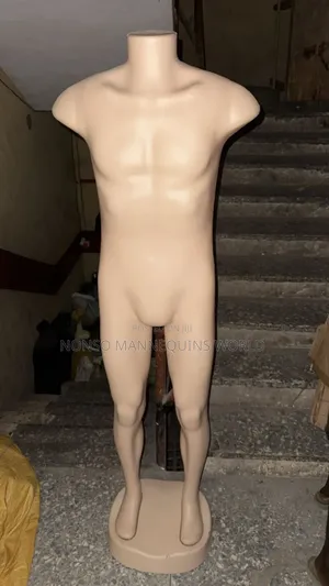Armless And Head Less Plastic Male Mannequin