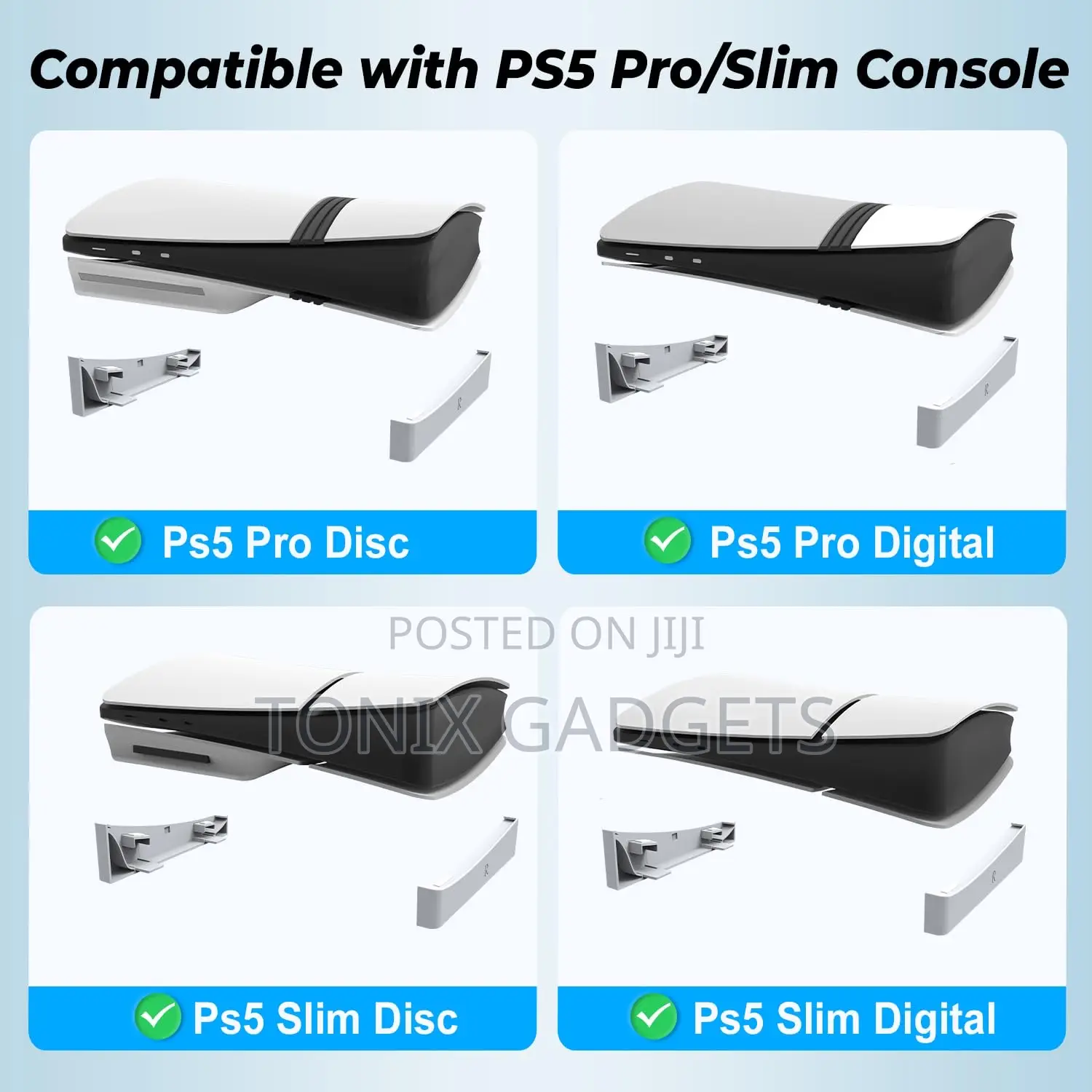 Premium Horizontal Stand for Ps5 Slim Console