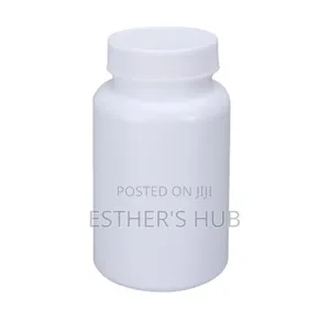 White and White Empty Plastic Container 250ml