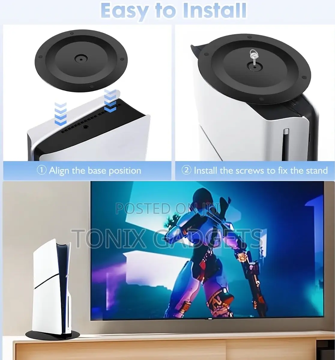 Vertical Stand for Ps5 Console (Slim and Pro)