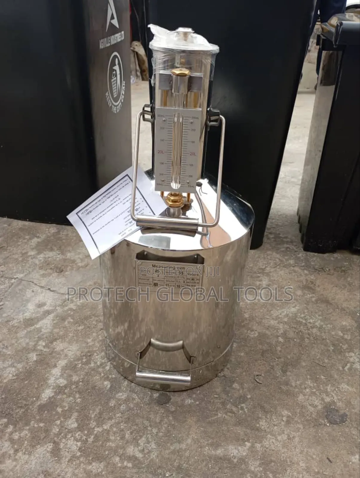 20 Litres Stainless Measuring Apparatus