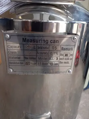 20 Litres Stainless Measuring Apparatus