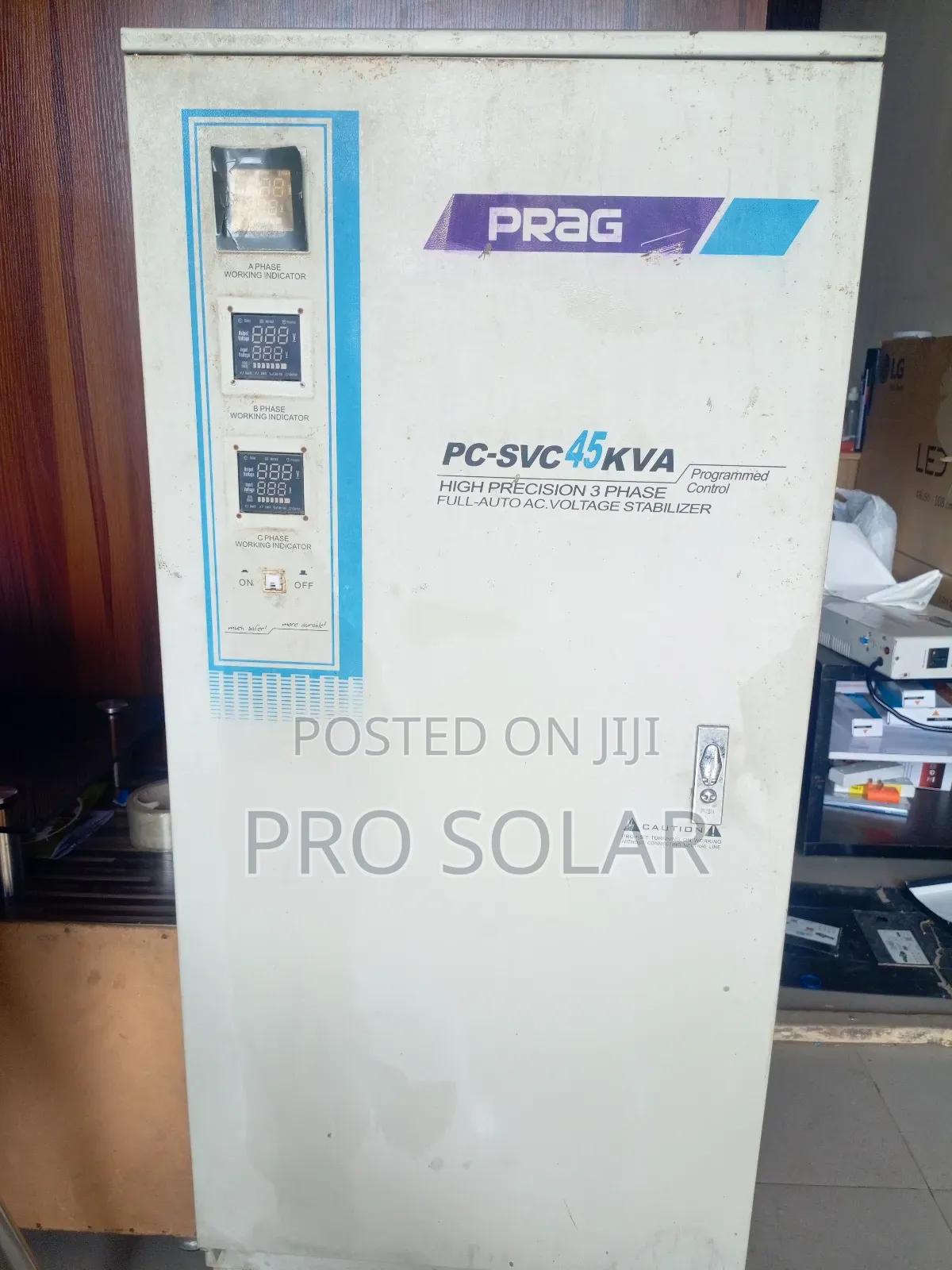 Prag Stabilizer 45kva 3phase Servo Motor
