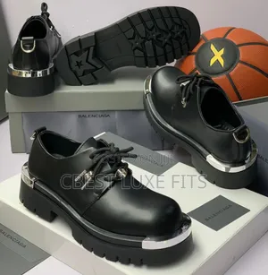 Photo - Brand New Authentic Balenciaga Strike Derby Shoes