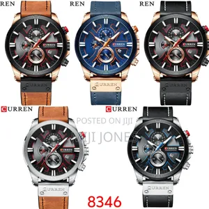 Photo - "Curren 8346 Chronograph Watch - Leather Strap Bundle"